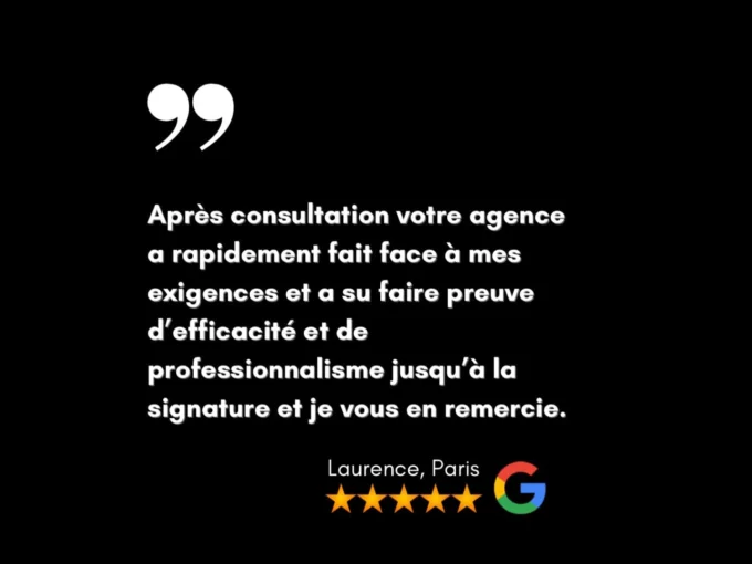Avis client ASM immobilier Courbevoie
