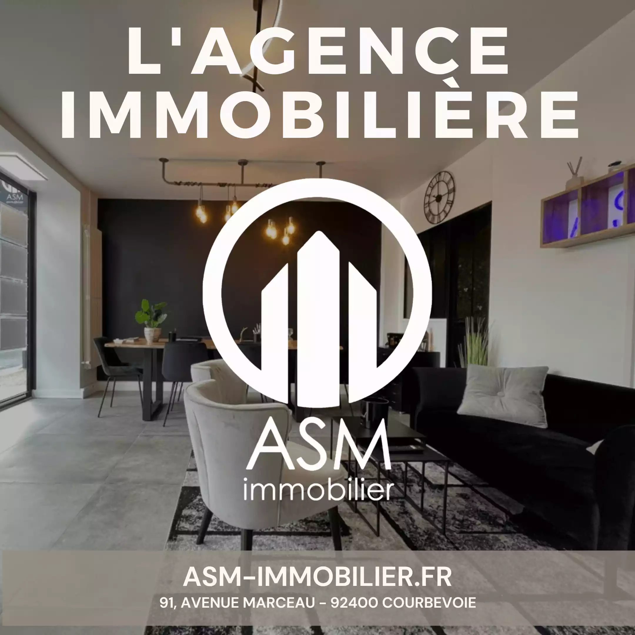 agence immobilière courbevoie : ASM immobilier