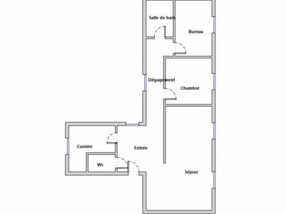 À vendre – Appartement 3 pièces – 58 m² – Courbevoie