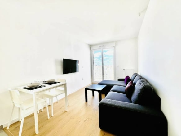 T2 Neuf Meublé avec Balcon Bois-Colombes