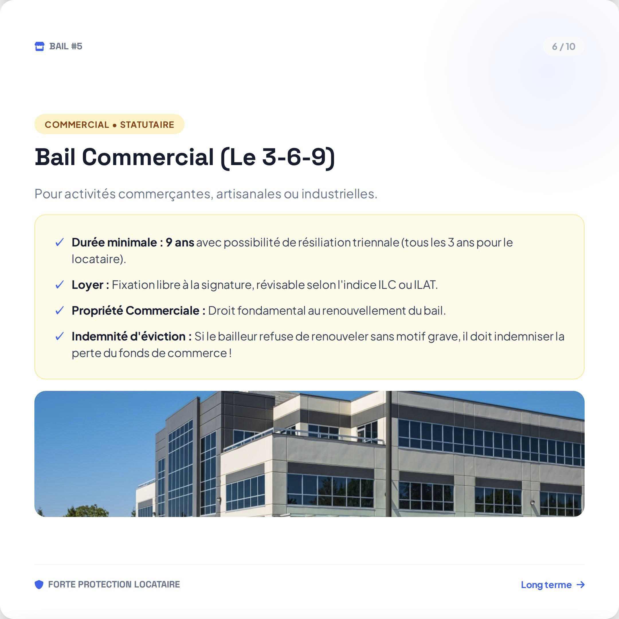 Bail Commercial - guide